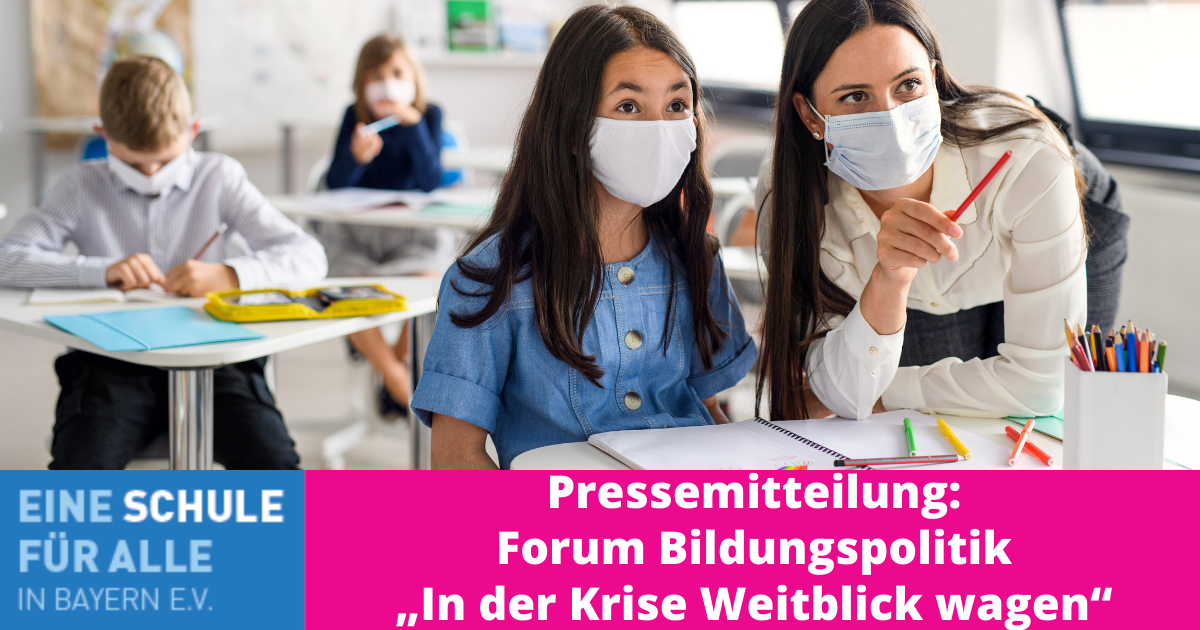 Pressemitteilung Des Forum Bildungspolitik: In Der Krise Weitblick Wagen