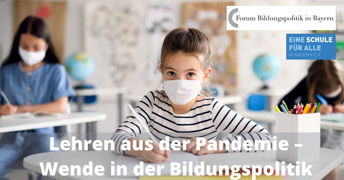 Forum Bildungspolitik: Lehren Aus Der Pandemie-Wende In Der Bildungspolitik